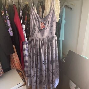 Pinup Couture Lavender Patterned Dress
